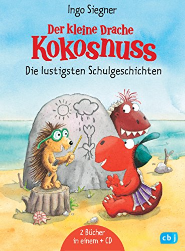 Imagen de archivo de Der kleine Drache Kokosnuss - Die lustigsten Schulgeschichten - Set: 2 Kokosnussb?nde mit CD: Schulfest auf dem Feuerfelsen / Schulausflug ins Abenteuer / Kokosnuss kommt in die Schule a la venta por Greener Books