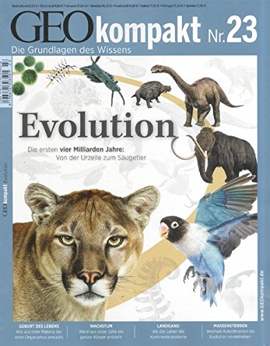 Beispielbild fr GEO Kompakt 23/10: Evolution - Die ersten vier Milliarden Jahre: Von der Urzelle zum Sugetier: 23/2010 zum Verkauf von medimops