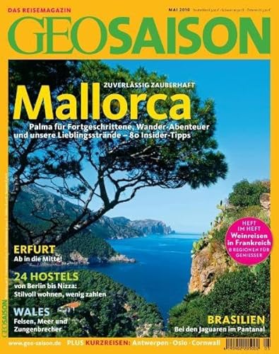 Imagen de archivo de GEO Saison 5/2010: Palma fr Fortgeschrittene, Wander-Abenteuer und unsere Lieblingsstrnde - 80 Insider-Tipps a la venta por medimops