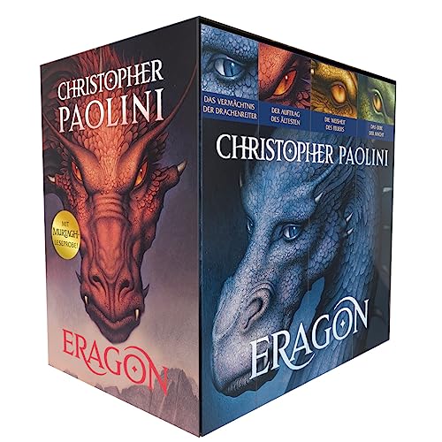 Beispielbild fr Christopher Paolini: Eragon. Vier Bnde im Taschenbuch-Schuber: Das Vermchtnis der Drachenreiter, Der Auftrag der ltesten, Die Weisheit des Feuers, Das Erbe der Macht zum Verkauf von Blackwell's