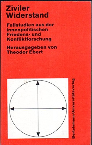 Beispielbild fr Ziviler Widerstand : Fallstudien zur gewaltfreien, direkten Aktion aus der innenpolitischen Friedens- und Konfliktforschung. zum Verkauf von Bernhard Kiewel Rare Books