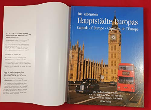 Die Schonsten Hauptstadte Europas - Capitals of Europe - Text in German, English and French