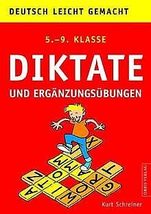 Stock image for Diktate und Ergnzungsbungen. Deutsch leicht gemacht 5.-9. Klasse for sale by medimops