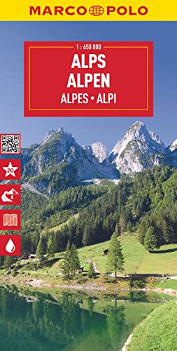 Beispielbild fr Alps Marco Polo Map zum Verkauf von Blackwell's