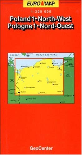 Beispielbild fr RV Euro-Regionalkarte 1:300 000 Polen - Nordwest, Pommern, Ostseekste zum Verkauf von medimops