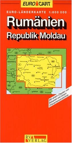 Beispielbild fr RV Euro-Lnderkarte 1:800 000 Rumnien / Republik Moldau zum Verkauf von medimops