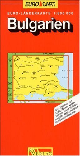 Stock image for RV Euro-Lnderkarte 1:800 000 Bulgarien for sale by medimops
