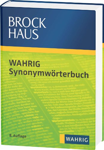 Beispielbild fr Brockhaus Wahrig Synonymwrterbuch [Gebundene Ausgabe] von Wissenmedia zum Verkauf von BUCHSERVICE / ANTIQUARIAT Lars Lutzer