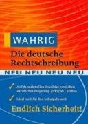 Wahrig - Die deutsche Rechtschreibung, mit CD-ROM - Diverse