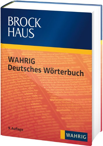 9783577076029: Brockhaus WAHRIG Deutsches Wrterbuch mit CD-ROM