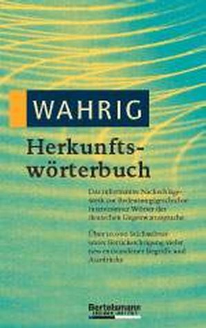 Beispielbild fr Wahrig 6. Herkunftswrterbuch. zum Verkauf von medimops