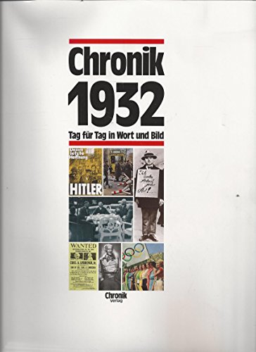 Stock image for Chronik, Chronik 1932 for sale by HPB-Red