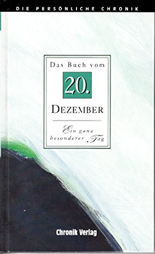 9783577312202: Die Persnliche Chronik, in 366 Bdn., 20. Dezember