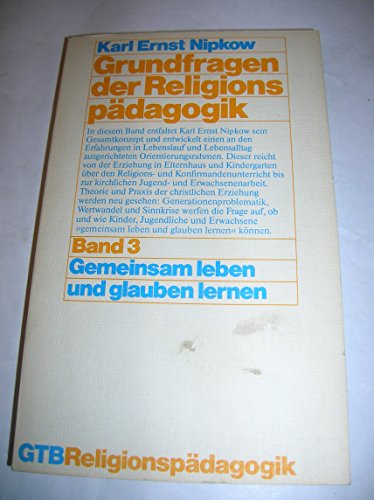 Stock image for Grundfragen der Religionspdagogik III for sale by medimops