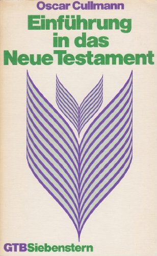 Beispielbild fr Einfhrung in das Neue Testament. zum Verkauf von Gerald Wollermann