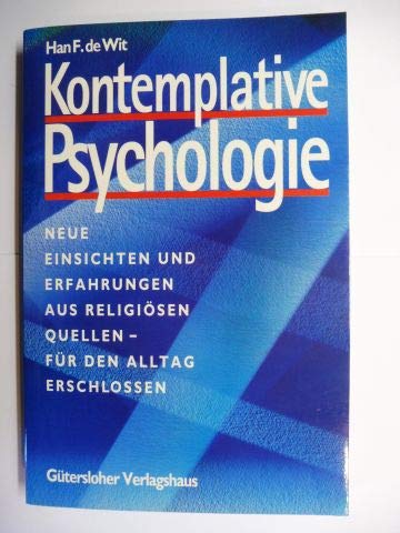 Stock image for Kontemplative Psychologie for sale by medimops