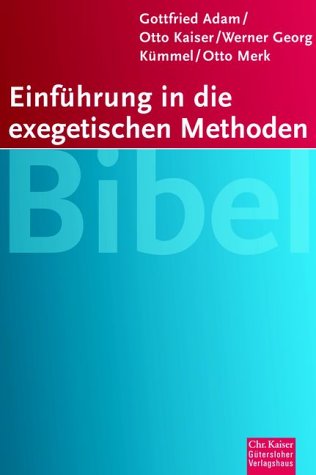 Beispielbild fr Einfhrung in die exegetischen Methoden. zum Verkauf von Antiquariat Alte Seiten - Jochen Mitter