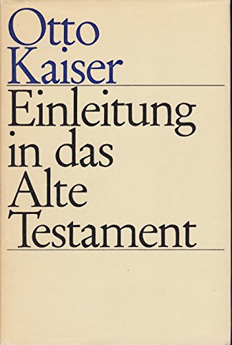 Imagen de archivo de Einleitung in das Alte Testament Eine Einfhrung in ihre Ergebnisse und Probleme a la venta por Antiquariat Harry Nimmergut