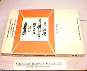 9783579041438: Studium und wissenschaftliches Arbeiten : eine Anleitung. 2. Aufl. - Martin Greschat