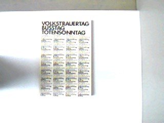 Imagen de archivo de Volkstrauertag, Busstag, Totensonntag. Predigten, liturgische Texte, Besinnungen a la venta por Leserstrahl  (Preise inkl. MwSt.)