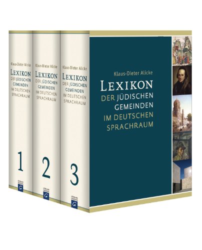 Lexikon der jüdischen Gemeinden im deutschen Sprachraum . 3 Bände.