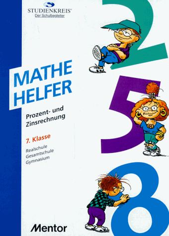 Imagen de archivo de Mathe-Helfer, Prozentrechnen und Zinsrechnen a la venta por medimops