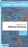 Stock image for Heinrich von Kleist: Michael Kohlhaas for sale by medimops