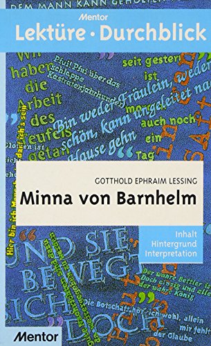9783580633110: Minna von Barnhelm. Diverse Umschlagfarben, unsortiert. (Lernmaterialien) (German Edition)