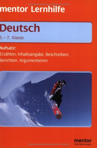 Imagen de archivo de Deutsch. Keine Angst vor dem Aufsatz. 5./7. Klasse. a la venta por HPB-Red