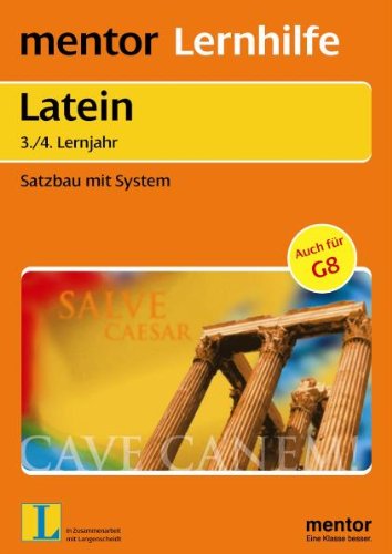 Beispielbild fr Mentor Lernhilfe Latein. Satzbau mit System. zum Verkauf von medimops
