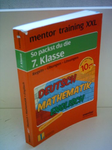 Stock image for mentor training XXL. 7. Klasse. Deutsch / Mathematik / Englisch for sale by Books Unplugged