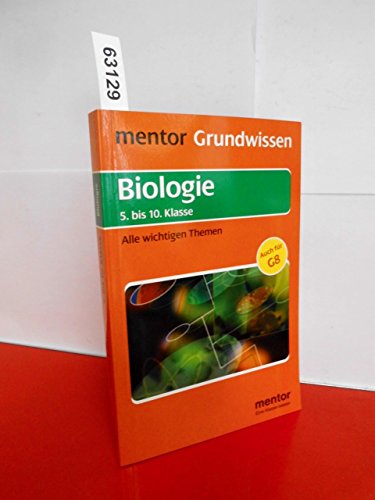 Stock image for Mentor Grundwissen, Biologie: Alles auf einen Blick for sale by medimops