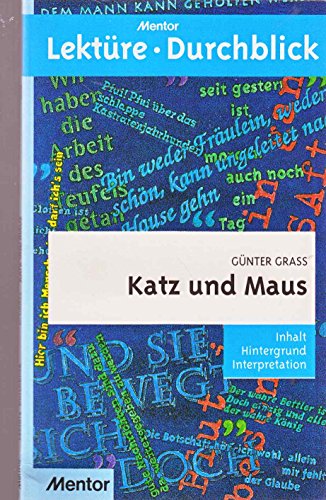 Imagen de archivo de Gnter Grass: Katz und Maus - Buch mit Info-Klappe: Inhalt - Hintergrund - Interpretation (Lektre Durchblick Deutsch) a la venta por medimops