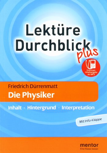 Stock image for Lekture Durchblick Deutsch Plus: Friedrich Durrenmatt (German Edition) for sale by Books Unplugged