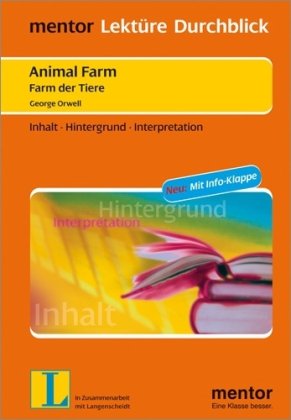 9783580654290: Animal Farm - Farm der Tiere: Inhalt - Hintergrund - Interpretationen. Mit Info-Klappe