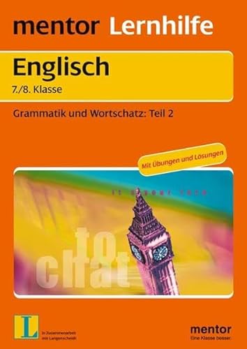 Stock image for Englisch 7./8. Klasse: Grammatik und Wortschatz: Teil 2 for sale by medimops