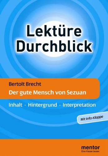 9783580658076: Lekture - Durchblick: Brecht: Der gute Mensch von Sezuan