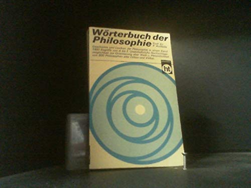 9783581660436: Wrterbuch der Philosophie.