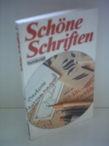 Stock image for Schne Schriften for sale by Antiquariat  Angelika Hofmann