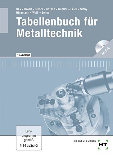 Beispielbild fr Tabellenbuch fr Metalltechnik : Tabellenbuch / Formelsammlung zum Verkauf von Buchpark