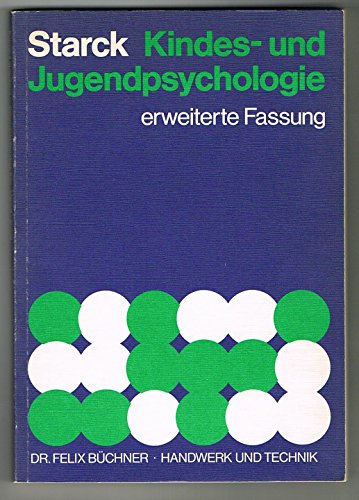 Beispielbild fr Kindes- und Jugendpsychologie. Erw. Fassung zum Verkauf von medimops