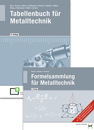 Beispielbild fr Paketangebot Tabellenbuch fr Metalltechnik und Formelsammlung fr Metalltechnik zum Verkauf von Revaluation Books