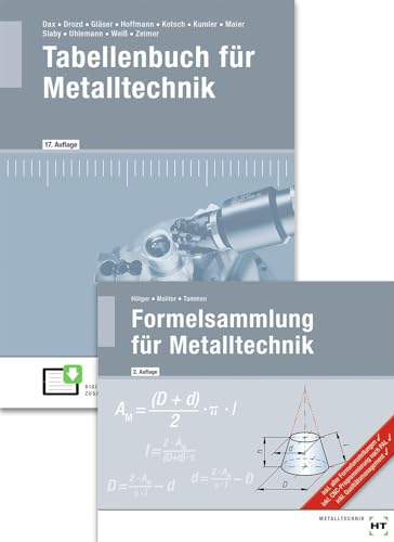 Stock image for Paketangebot Tabellenbuch fr Metalltechnik und Formelsammlung fr Metalltechnik for sale by Revaluation Books