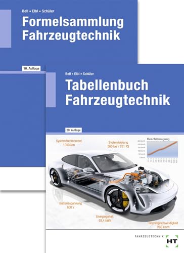 9783582351210: Paketangebot Tabellenbuch Fahrzeugtechnik und Formelsammlung Fahrzeugtechnik