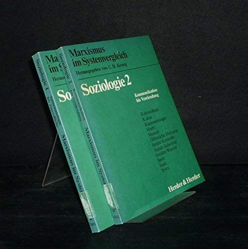 Beispielbild fr Soziologie. Band 1: Agrarsoziologie bis jugendliche (= Marxismus im Systemvergleich) zum Verkauf von Bernhard Kiewel Rare Books