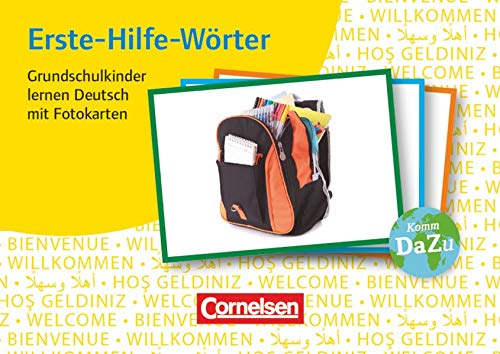 9783589001538: Erste-Hilfe-Wrter: Grundschulkinder lernen Deutsch mit Fotokarten: 250 Fotokarten