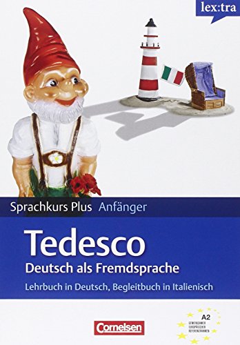 9783589014668: Deutsch als Fremdsprache A1-A2. Lehrbuch Mit Begleitbuch: Ausgangssprache Italienisch: Sprachkurs Plus: Anfnger