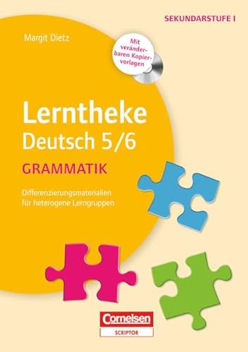 Beispielbild fr Lerntheke Deutsch 5/6: Grammatik: Differenzierungsmaterialien fr heterogene Lerngruppen. Kopiervorlagen mit CD-ROM zum Verkauf von medimops