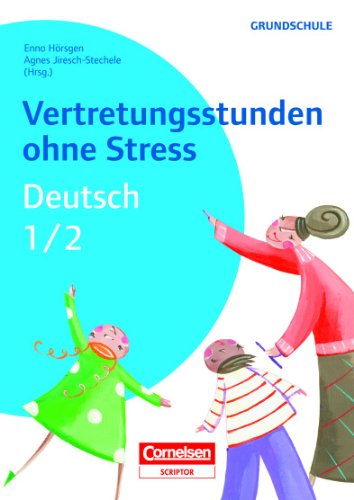 Beispielbild fr Vertretungsstunden ohne Stress Deutsch 1/2: Kopiervorlagen zum Verkauf von medimops