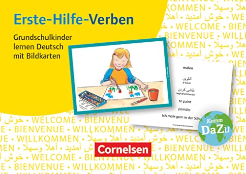 9783589150663: Deutsch lernen mit Fotokarten - Grundschule. Erste-Hilfe-Verben: 100 Bildkarten